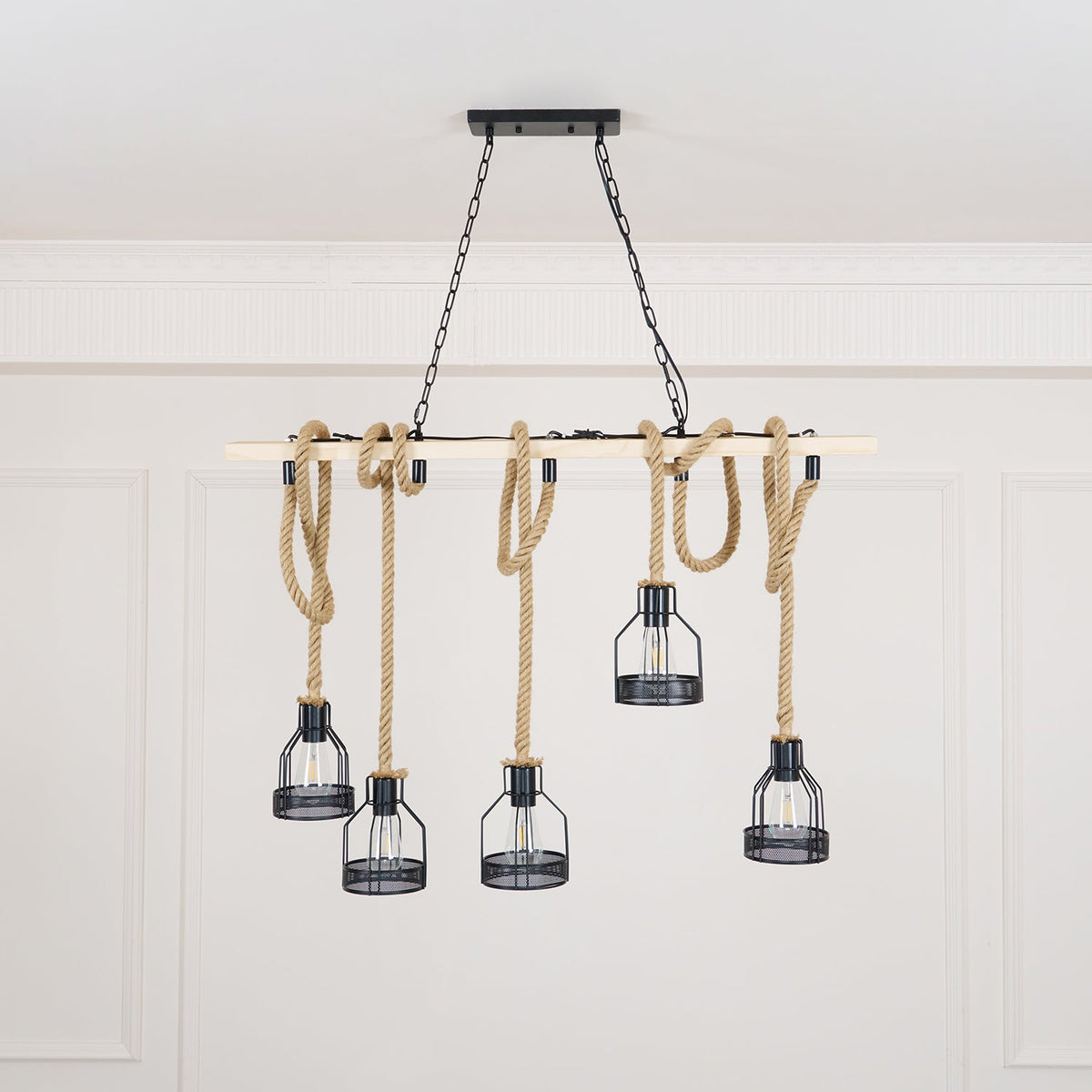 Tardenelia Rope Pendant Light-Moonnatur