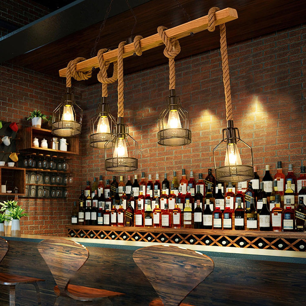Tardenelia Rope Pendant Light-Moonnatur