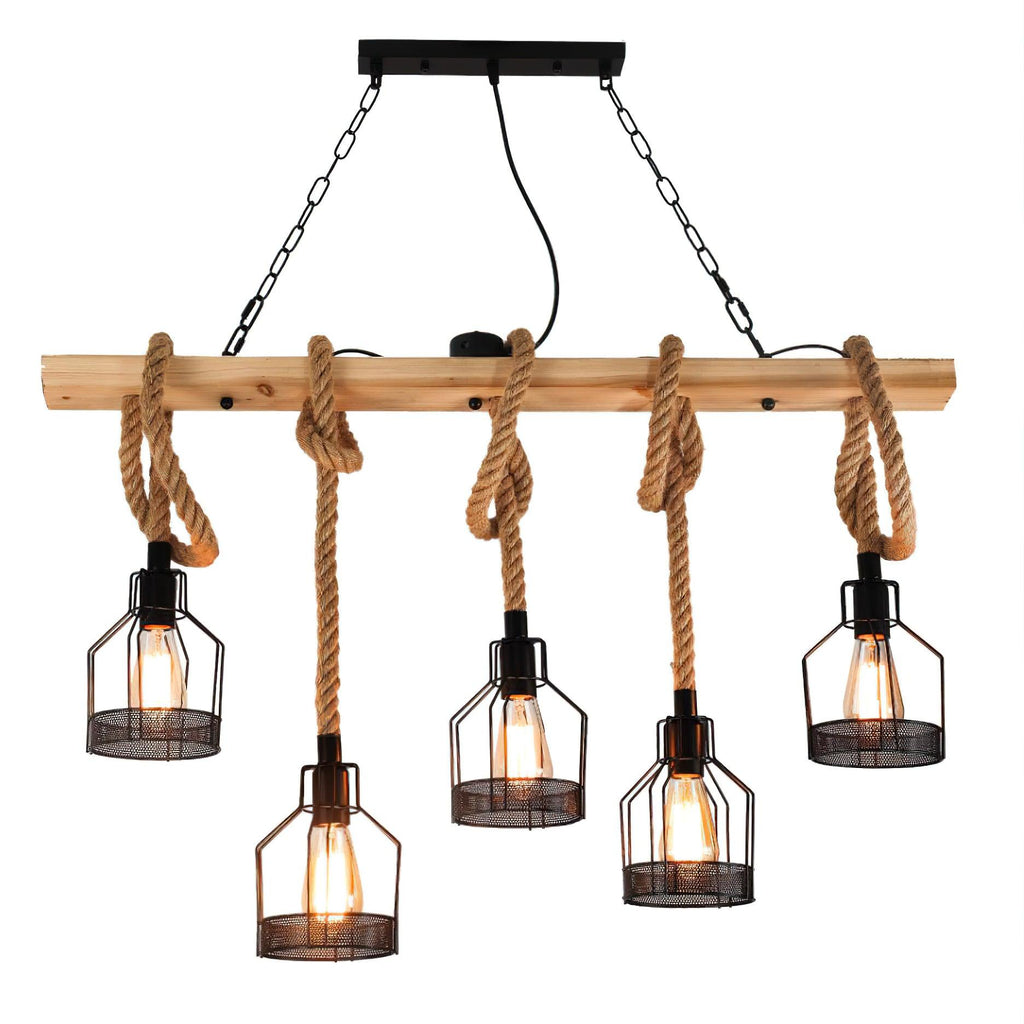 Tardenelia Rope Pendant Light-Moonnatur