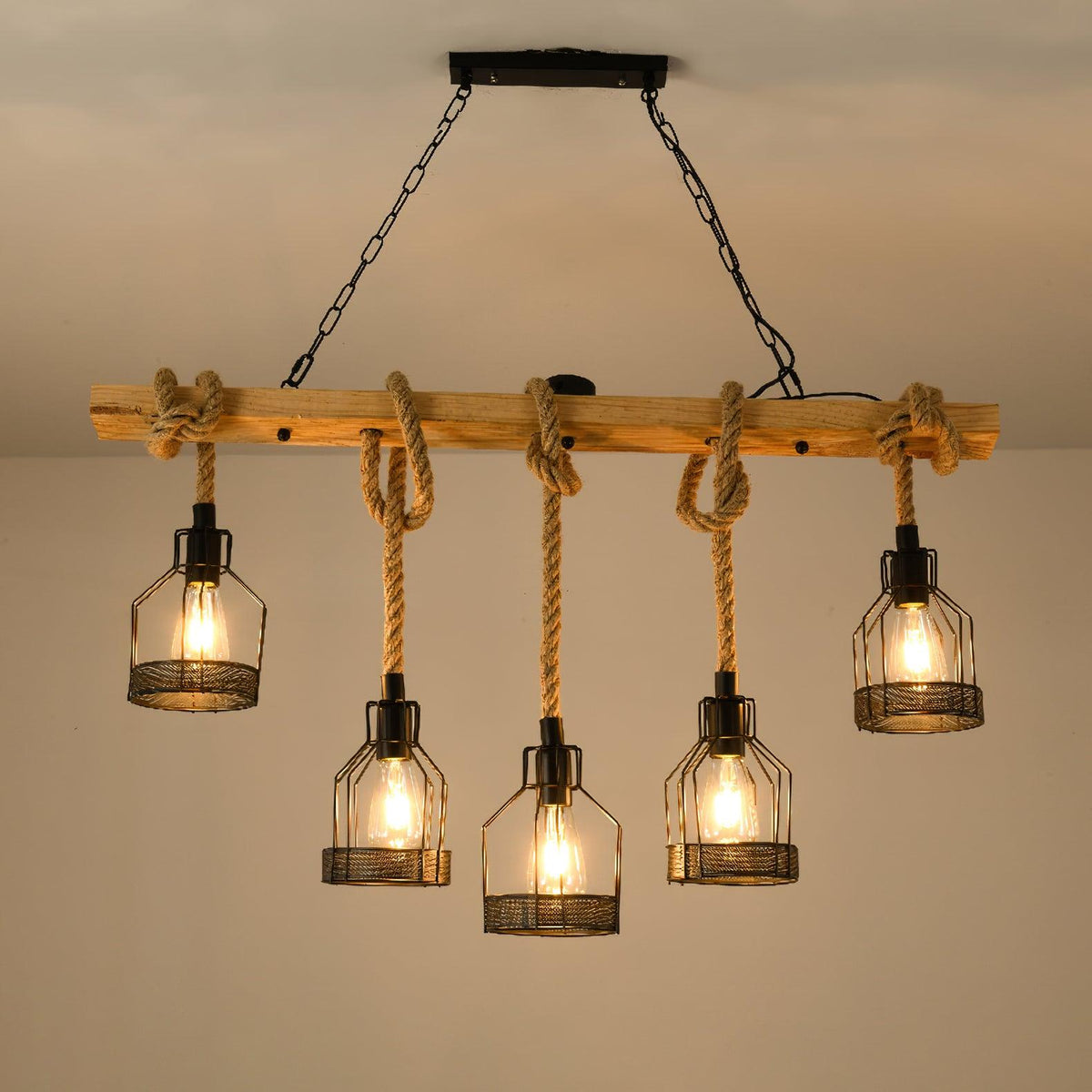 Tardenelia Rope Pendant Light-Moonnatur