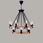 Maelora Hemp Rope Chandelier-Moonnatur
