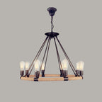 Maelora Hemp Rope Chandelier-Moonnatur