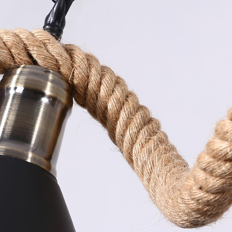 Maelora Hemp Rope Chandelier-Moonnatur