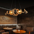 Fendelwynne Hemp Rope Chandelier-Moonnatur