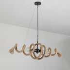 Fendelwynne Hemp Rope Chandelier-Moonnatur
