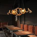 Fendelwynne Hemp Rope Chandelier-Moonnatur