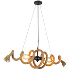 Fendelwynne Hemp Rope Chandelier-Moonnatur