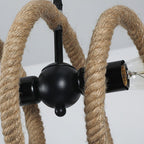 Fendelwynne Hemp Rope Chandelier-Moonnatur