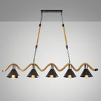 Garrowina Hemp Rope Chandelier-Moonnatur