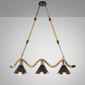 Garrowina Hemp Rope Chandelier-Moonnatur