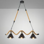 Garrowina Hemp Rope Chandelier-Moonnatur