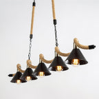 Garrowina Hemp Rope Chandelier-Moonnatur