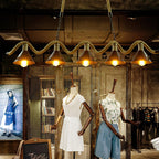Garrowina Hemp Rope Chandelier-Moonnatur