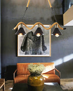 Garrowina Hemp Rope Chandelier-Moonnatur