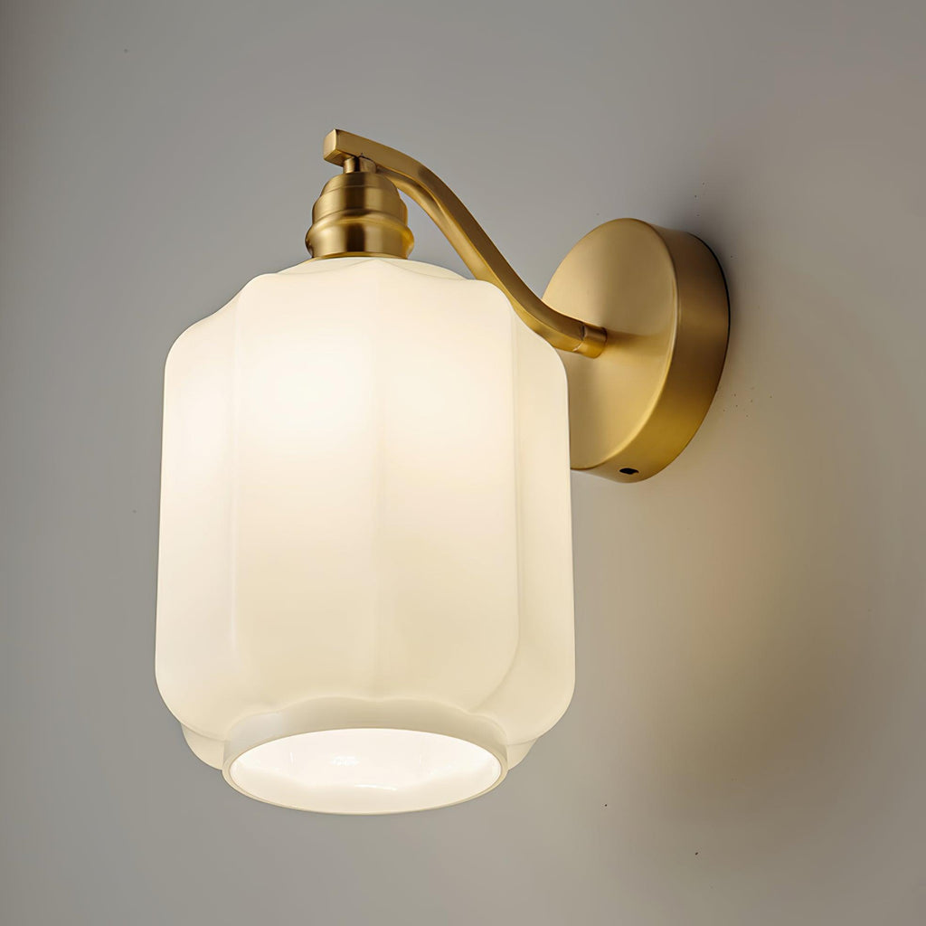 Merrenvale Glass Wall Light-Moonnatur