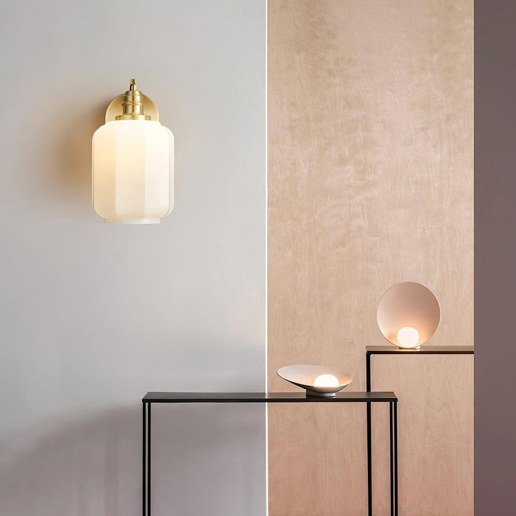 Merrenvale Glass Wall Light-Moonnatur