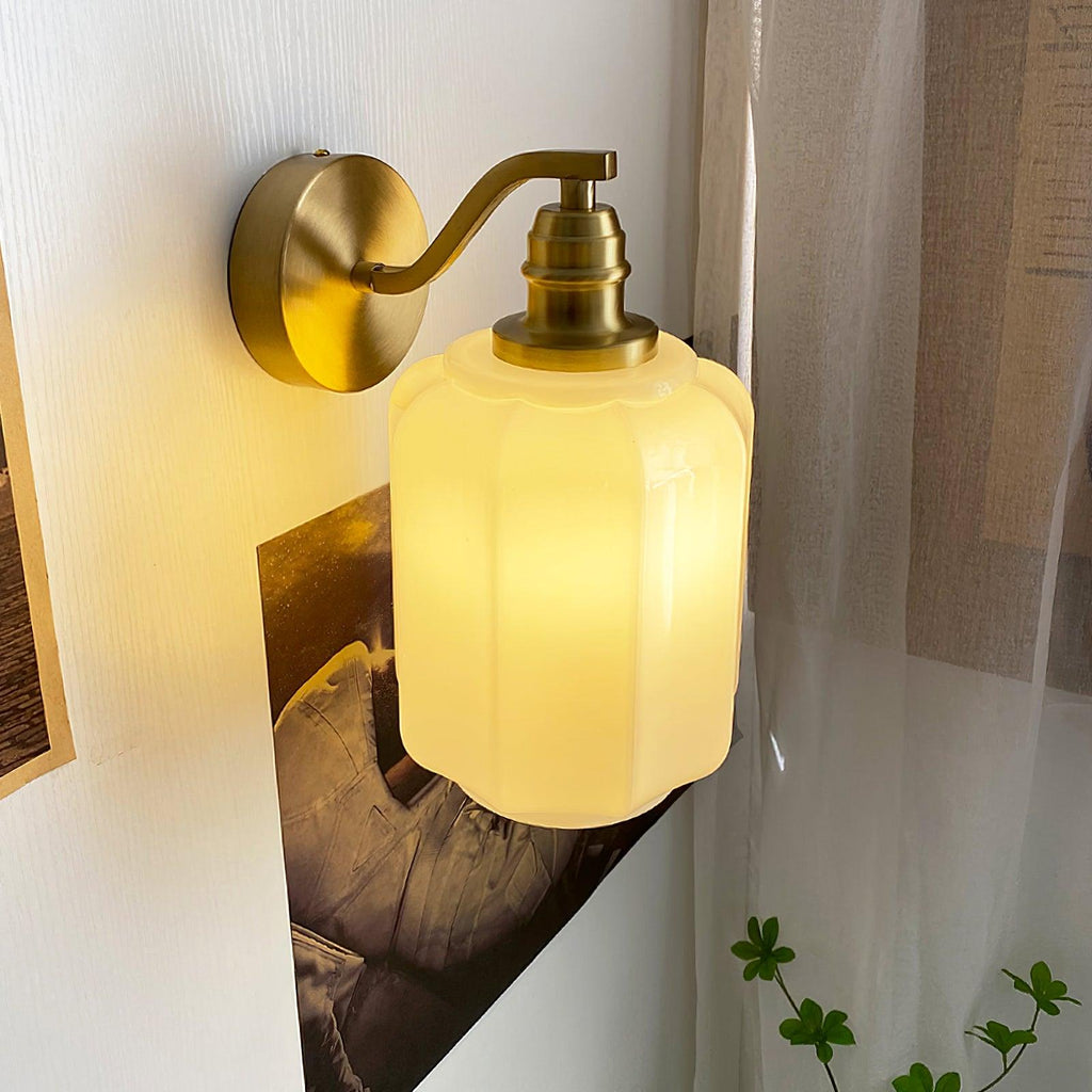 Merrenvale Glass Wall Light-Moonnatur