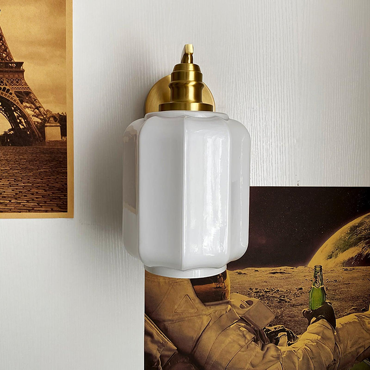 Merrenvale Glass Wall Light-Moonnatur