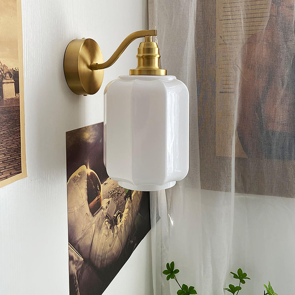Merrenvale Glass Wall Light-Moonnatur