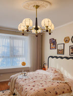 Haldenina Fabric Chandelier-Moonnatur