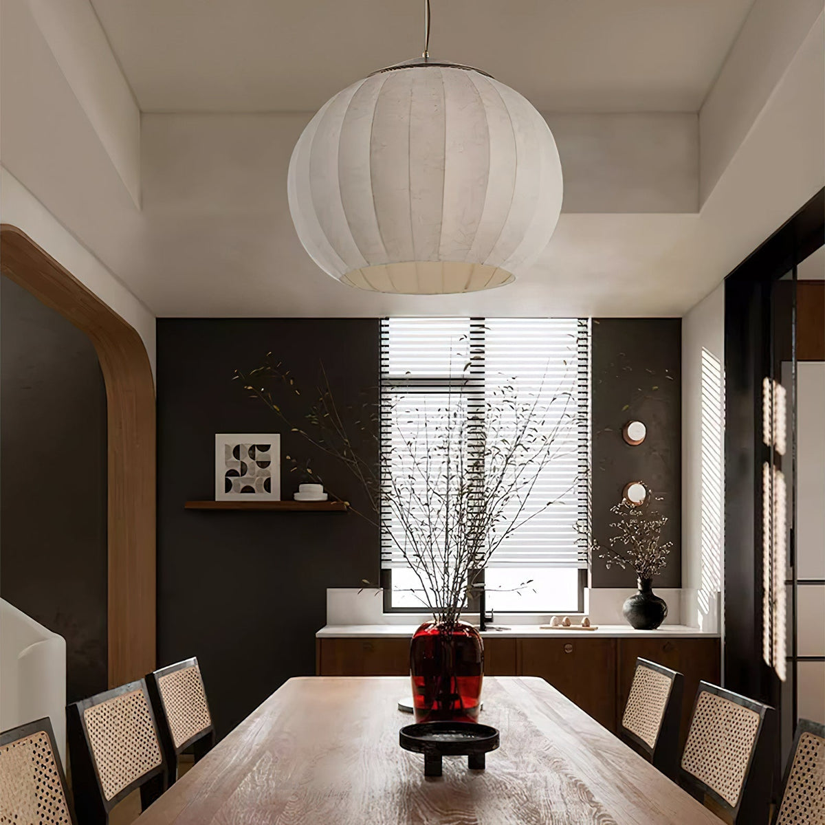 Yrenelle Fabric Pendant Lamp-Moonnatur