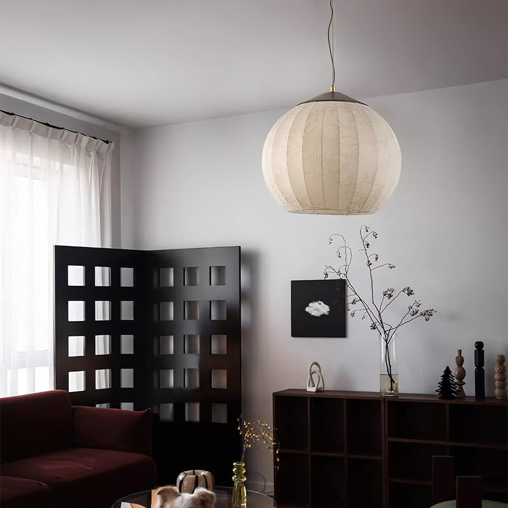 Yrenelle Fabric Pendant Lamp-Moonnatur