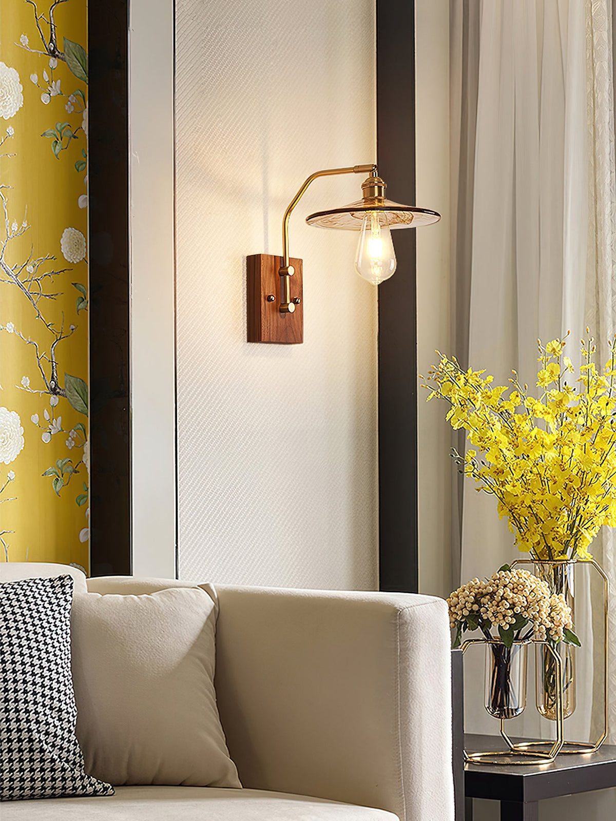 Sorenune Wood Wall Light-Moonnatur