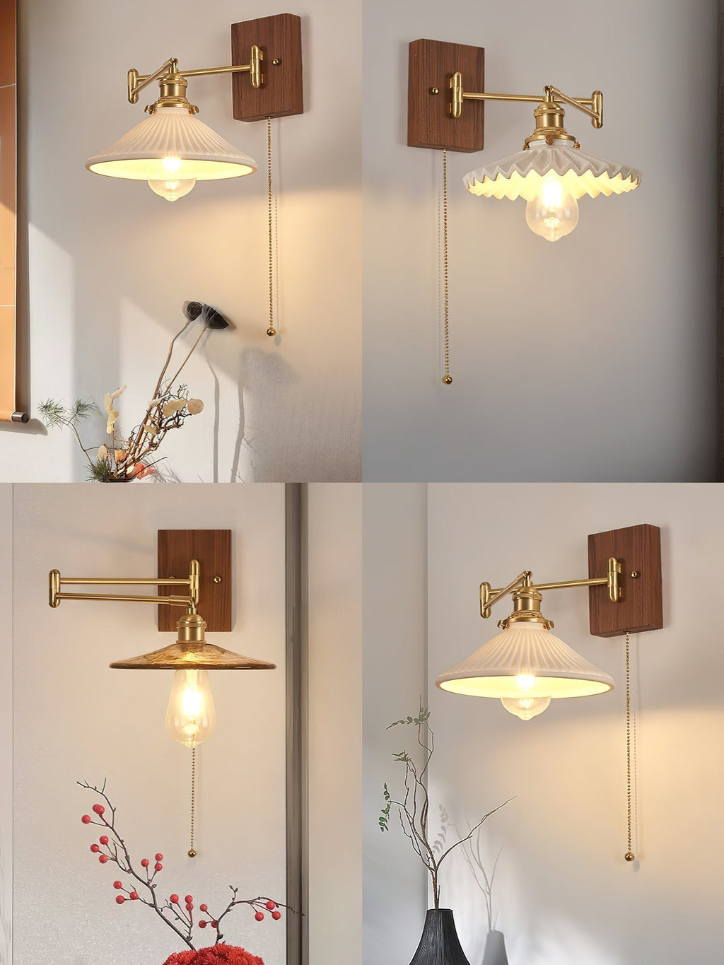 Sorenune Wood Wall Light-Moonnatur