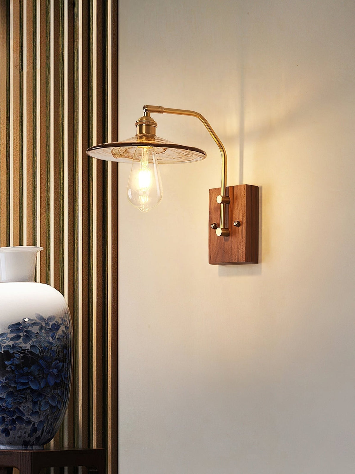 Sorenune Wood Wall Light-Moonnatur