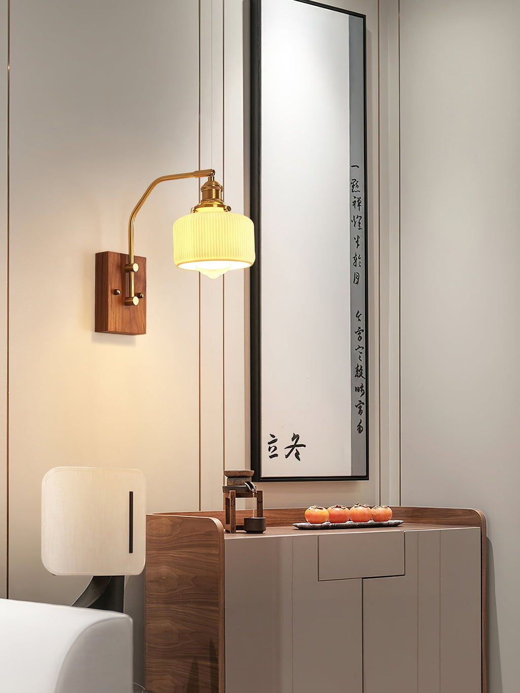 Sorenune Wood Wall Light-Moonnatur