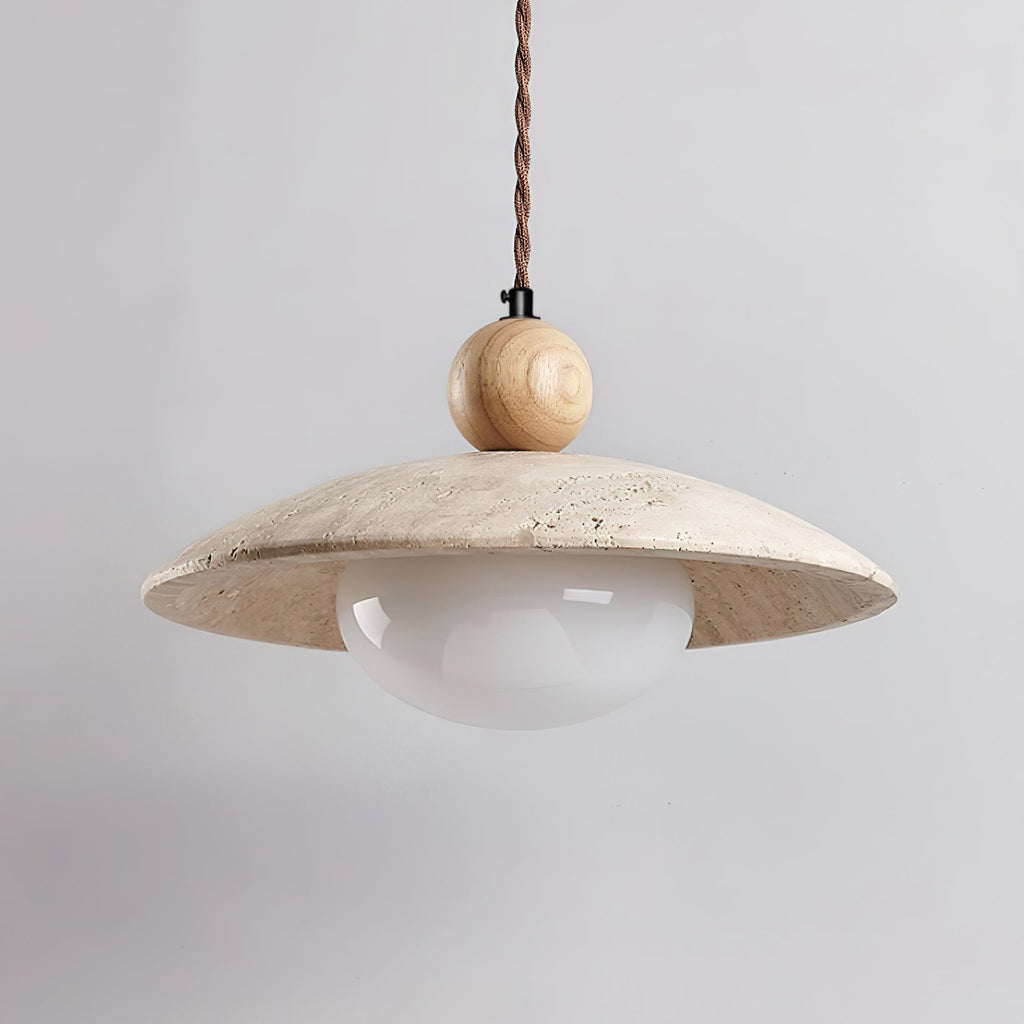 Abercove Travertine Pendant Light-Moonnatur