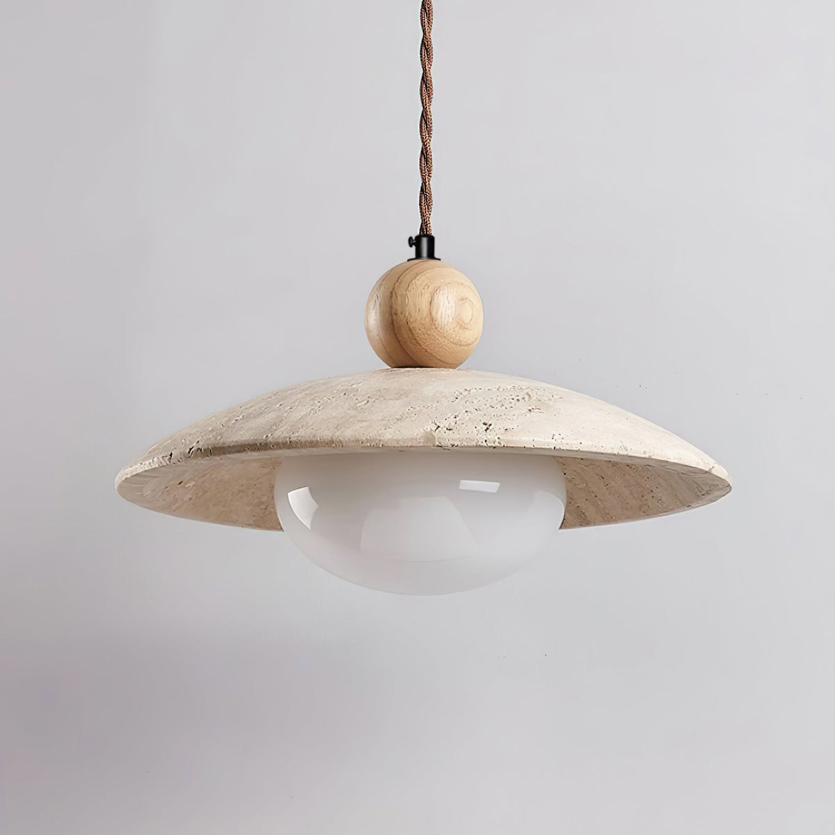 Abercove Travertine Pendant Light-Moonnatur