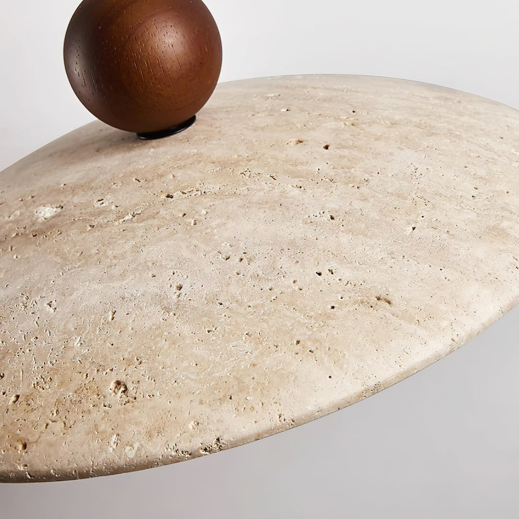 Abercove Travertine Pendant Light-Moonnatur