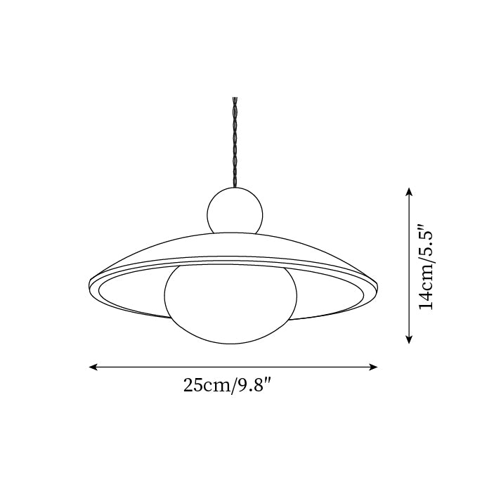 Abercove Travertine Pendant Light-Moonnatur