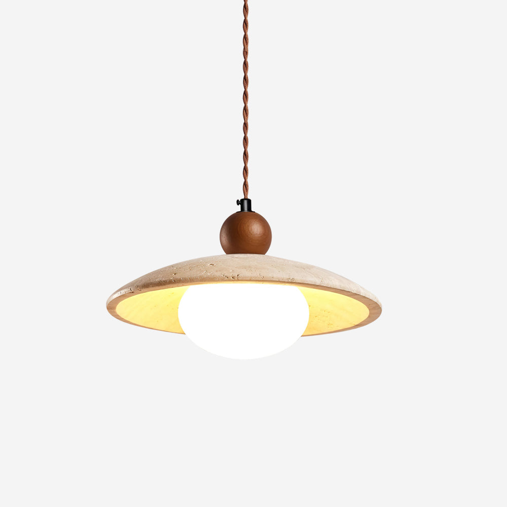 Abercove Travertine Pendant Light-Moonnatur