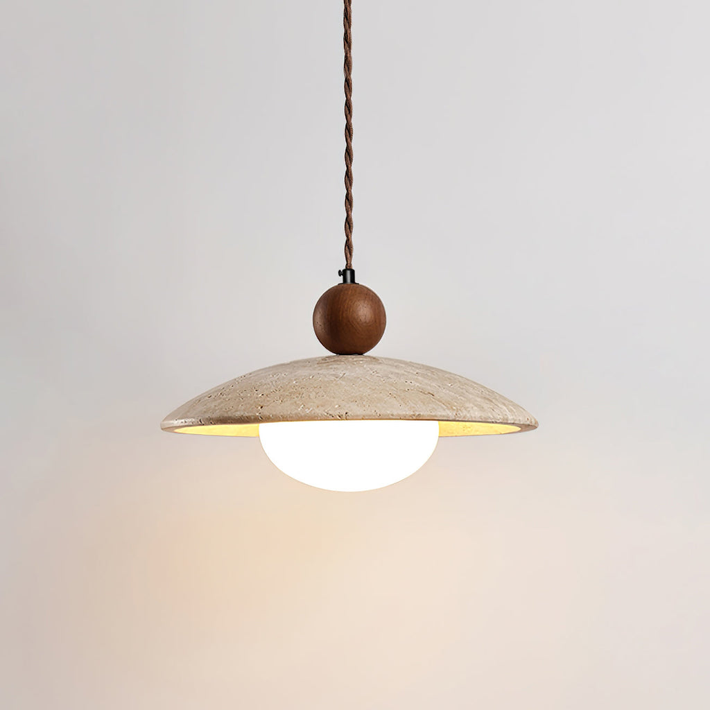Abercove Travertine Pendant Light-Moonnatur