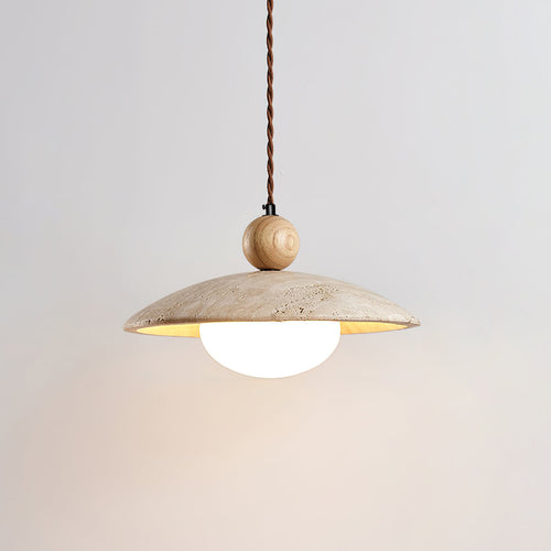 Abercove Travertine Pendant Light-Moonnatur