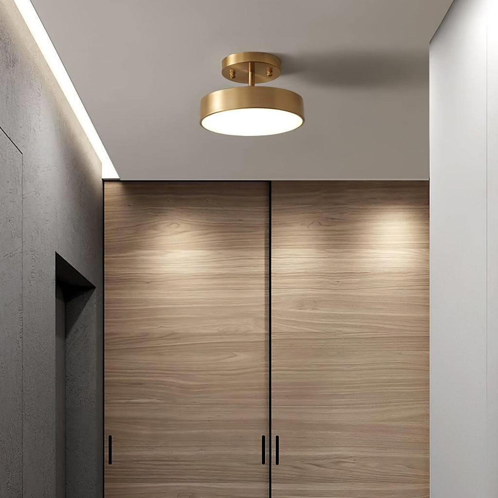 Florune Brass Ceiling Light-Moonnatur
