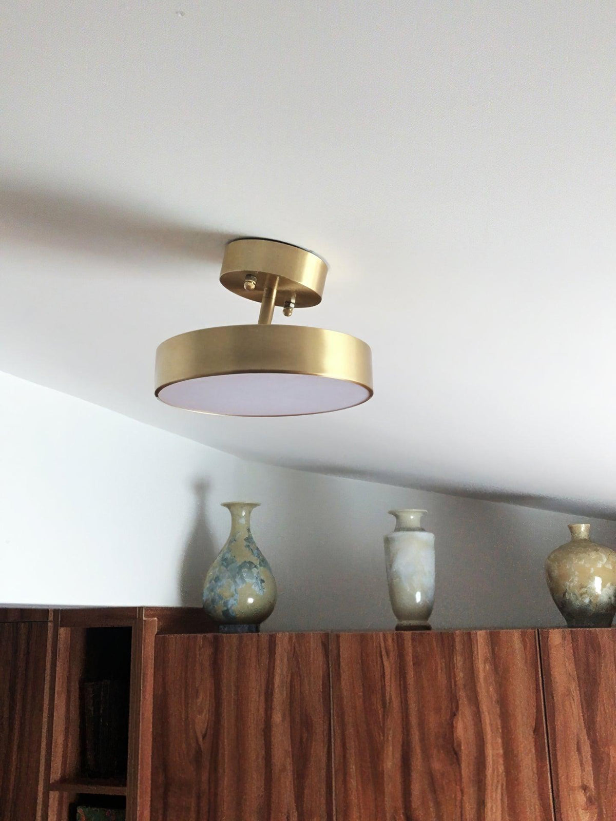 Florune Brass Ceiling Light-Moonnatur