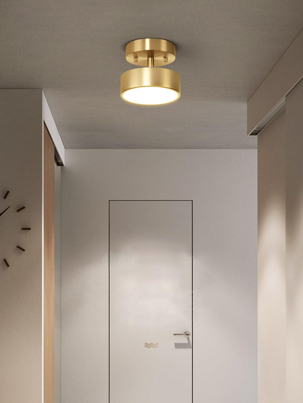 Florune Brass Ceiling Light-Moonnatur