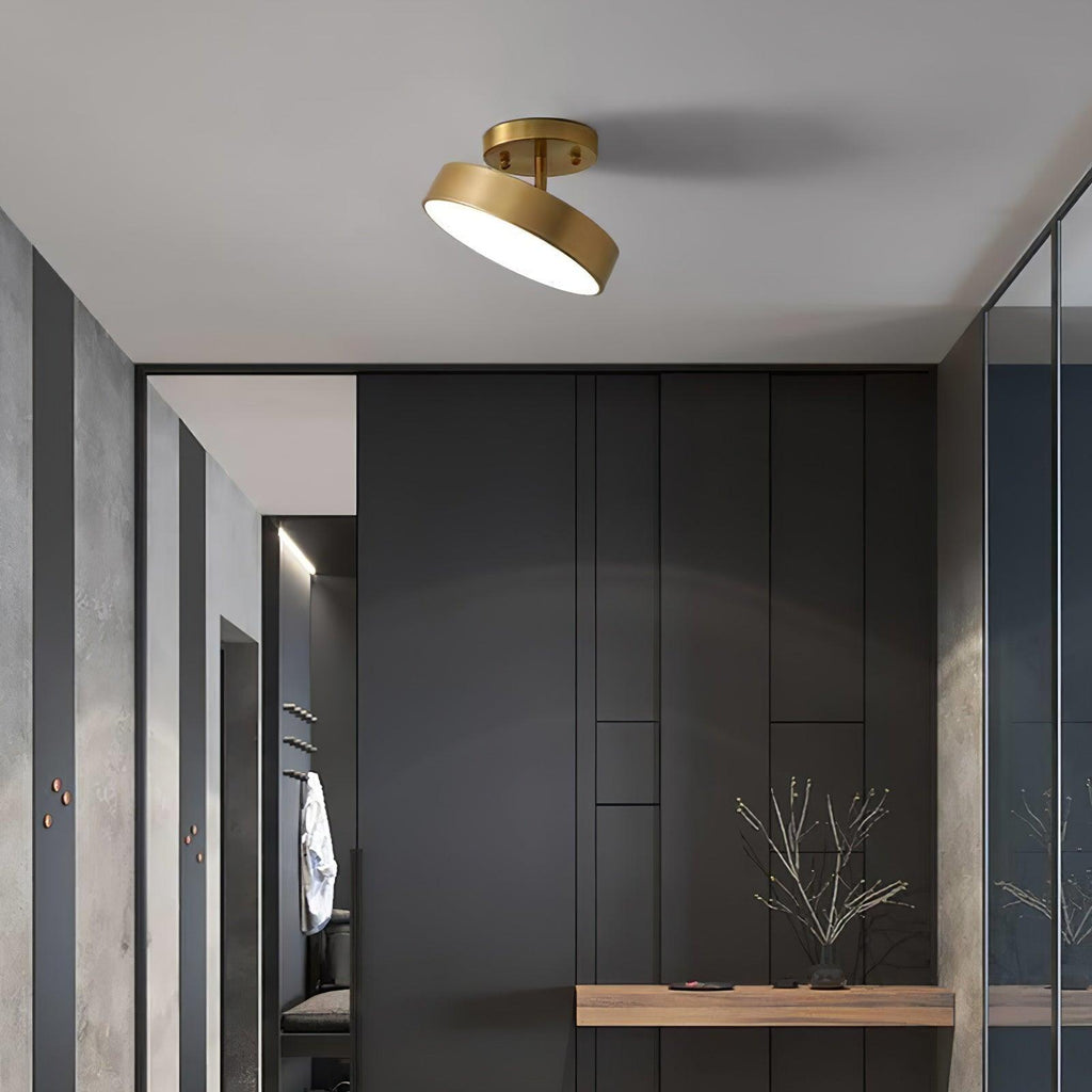 Florune Brass Ceiling Light-Moonnatur