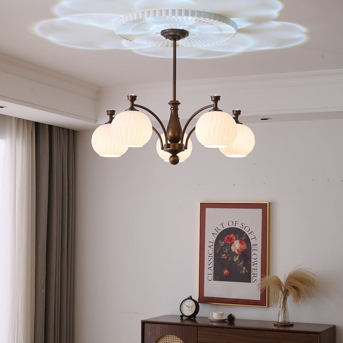 Seldeniel Glass Chandelier-Moonnatur