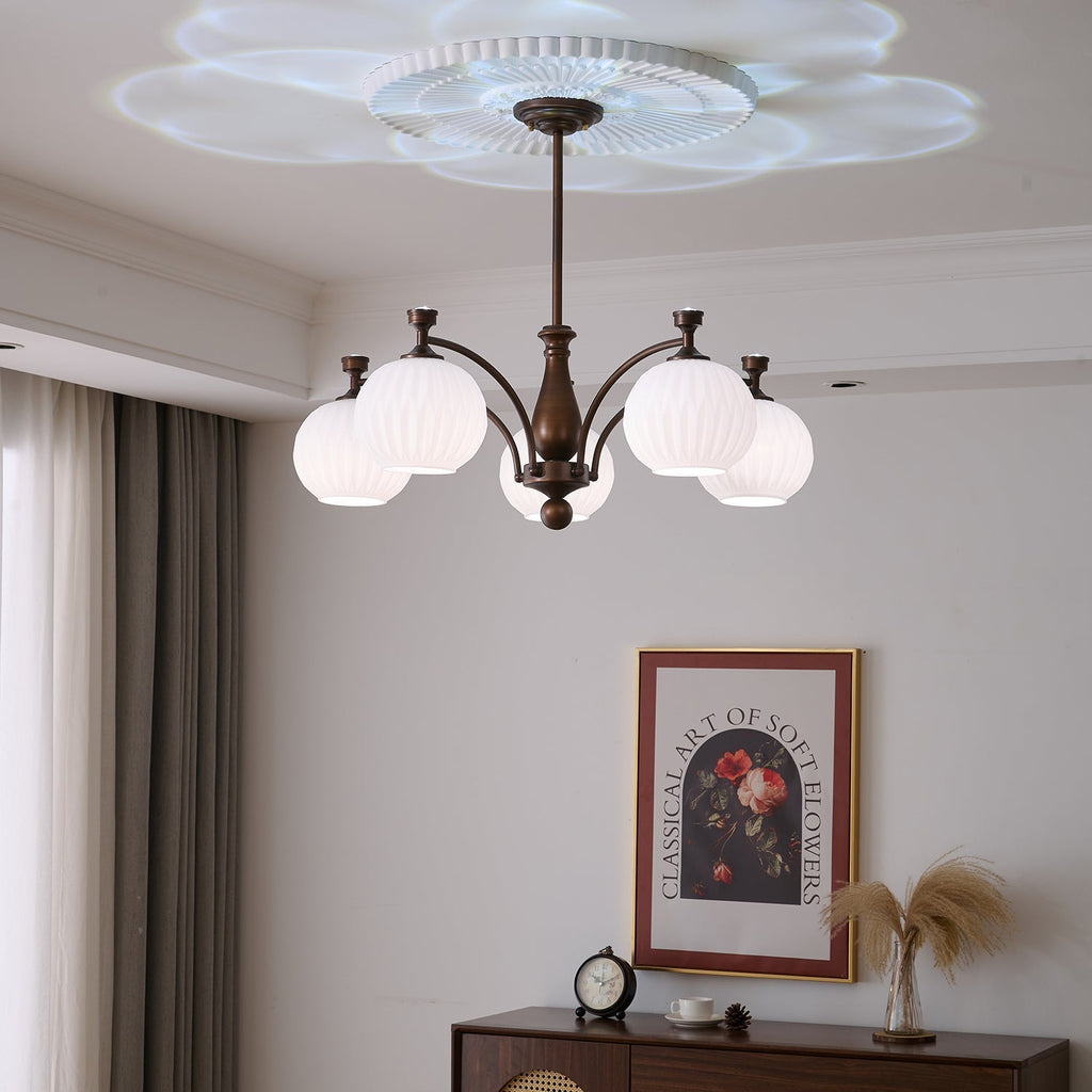 Seldeniel Glass Chandelier-Moonnatur