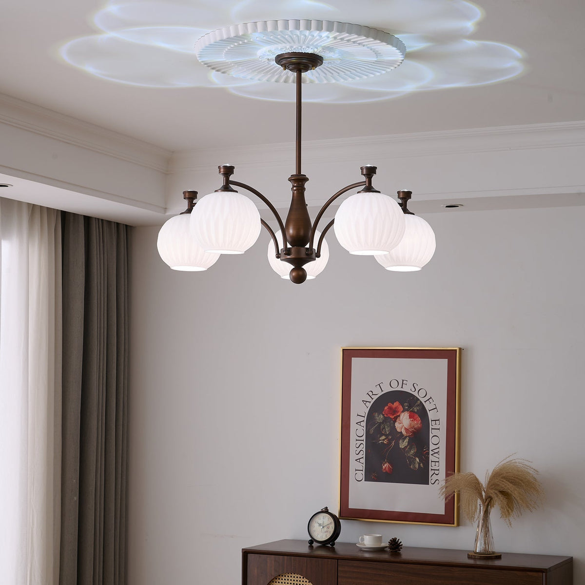 Seldeniel Glass Chandelier-Moonnatur