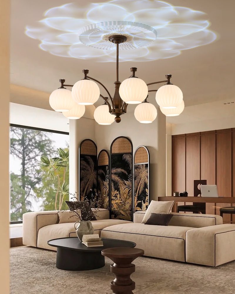 Seldeniel Glass Chandelier-Moonnatur