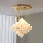 Wenrelwick Alabaster Chandelier-Moonnatur