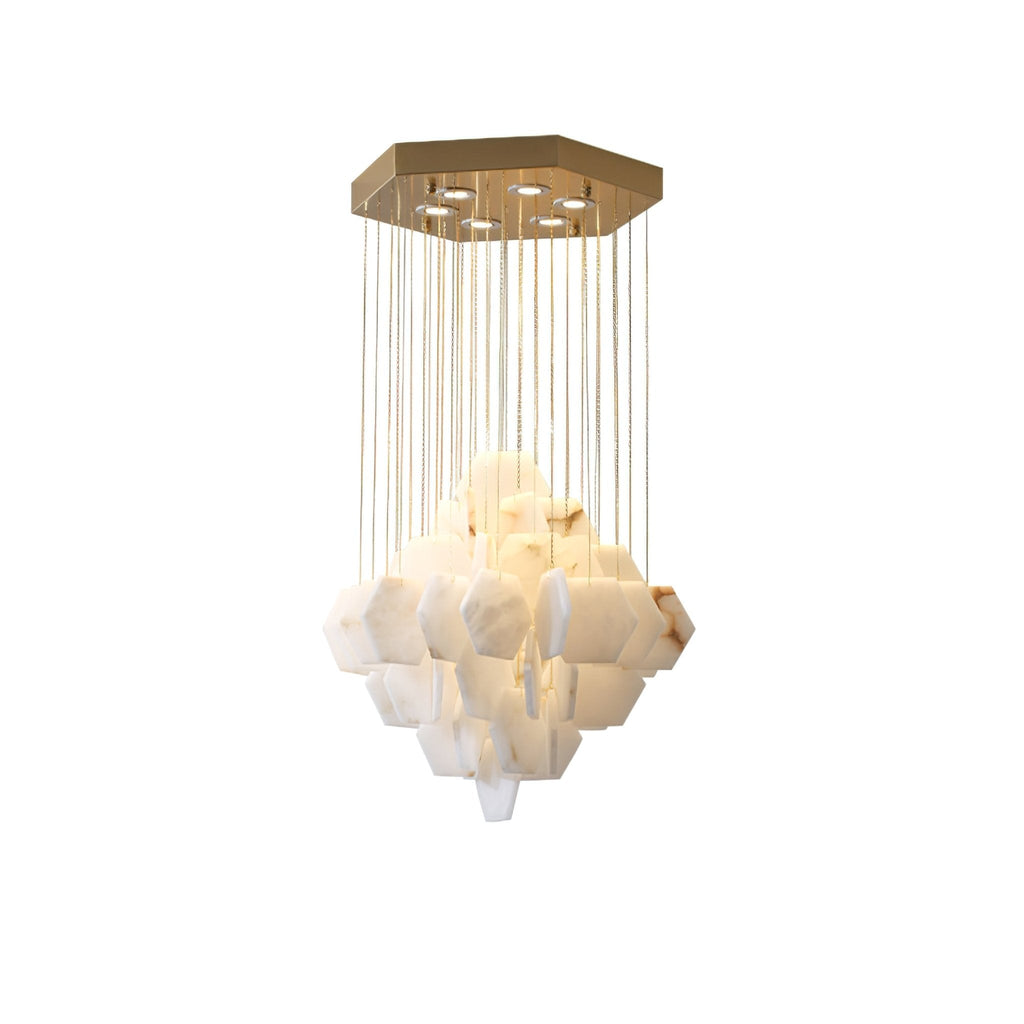 Wenrelwick Alabaster Chandelier-Moonnatur