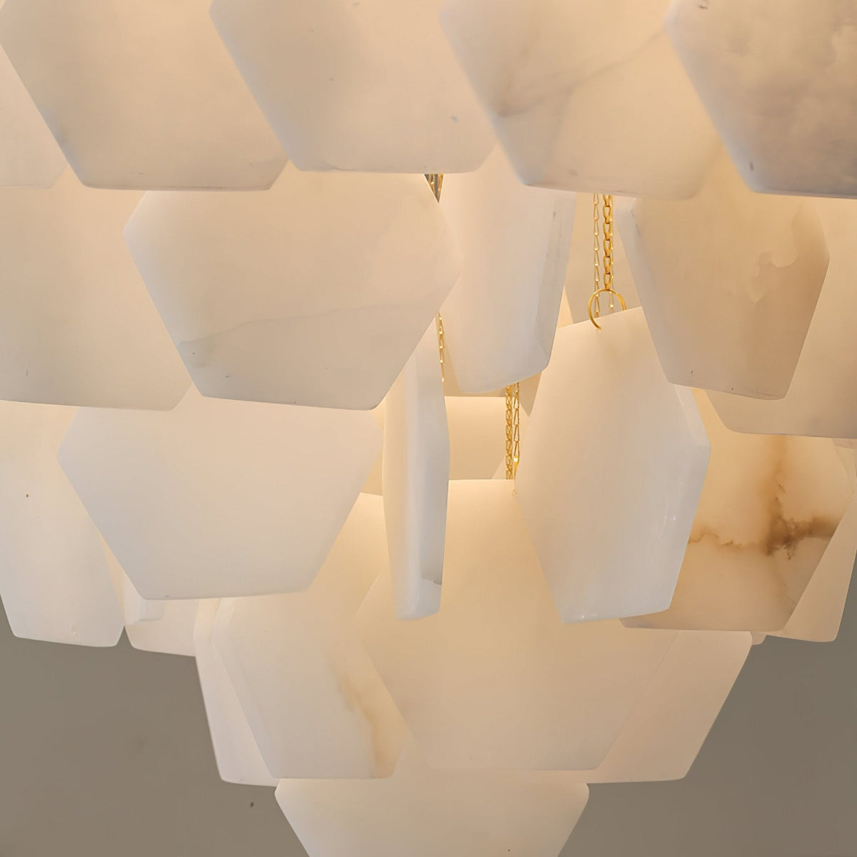 Wenrelwick Alabaster Chandelier-Moonnatur