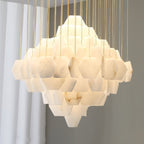 Wenrelwick Alabaster Chandelier-Moonnatur