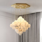 Wenrelwick Alabaster Chandelier-Moonnatur